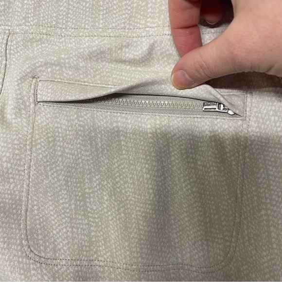 Athleta Delancey Textured Moto Legging in Cream - Picture 6 of 9